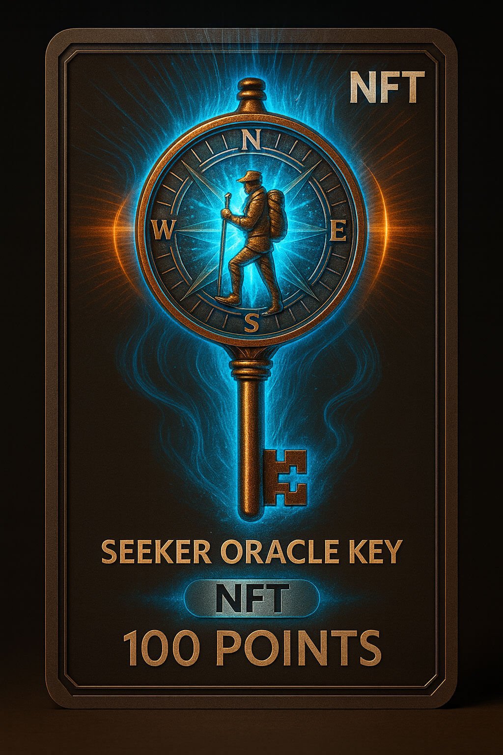 Seeker Oracle Key NFT, 100 Points, Adventure Design